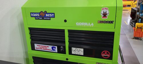 Customer photo review of I Voted for Waylon Jennings Bumper Sticker