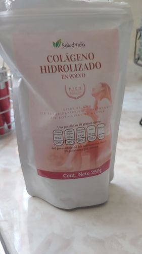 Customer photo review of Colageno Hidrolizado en polvo