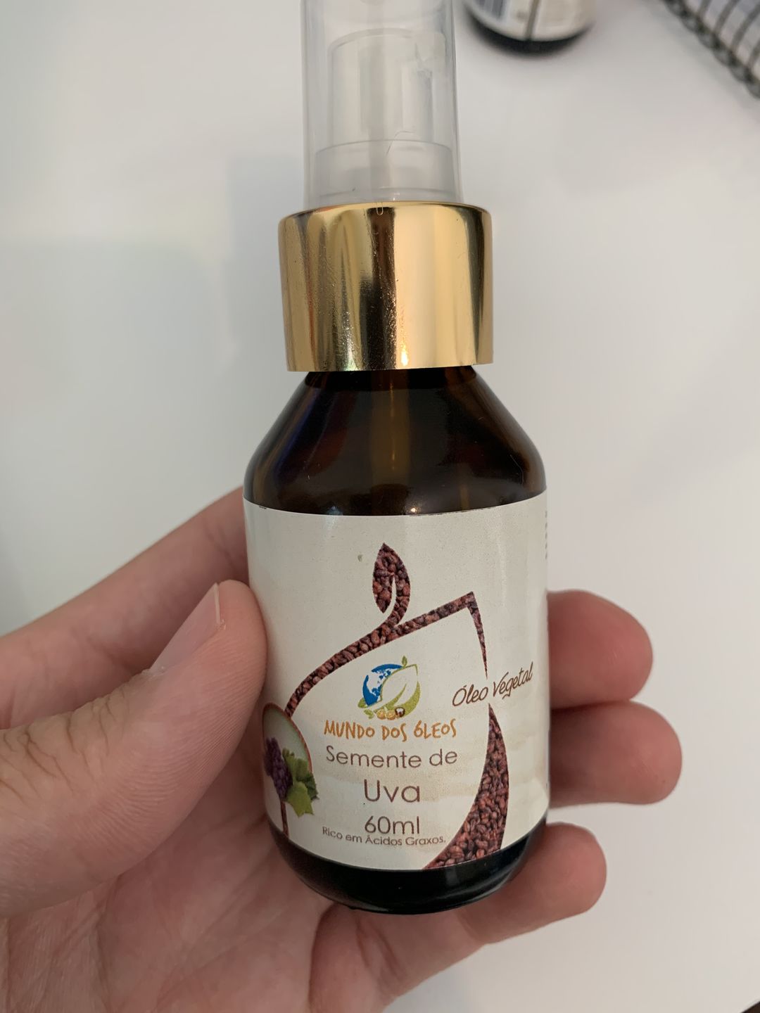 Customer photo review of Óleo de Semente de Uva