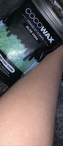 Customer photo review of WAXING KIT + 4 WAXES (2 FREE WAXES + 100 STICKS & 1 PROFESSIONAL SPATULA)