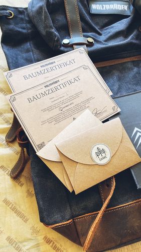 Customer photo review of Rucksack Mit Patch / Olivgrau (🌲)