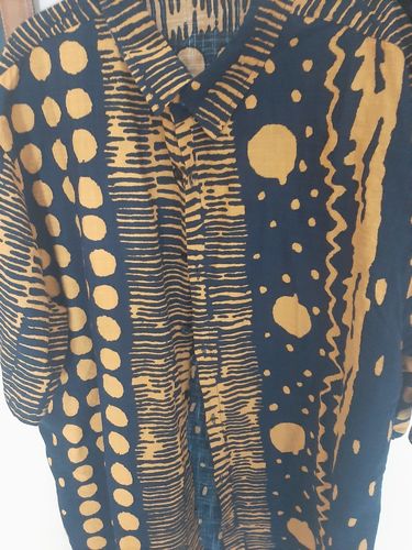 Customer photo review of Chemise imprimée à manches courtes pour hommes