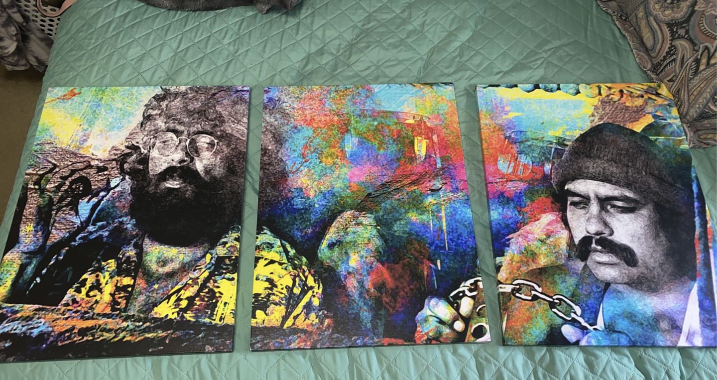 Customer photo review of Cheech & Chong Wall Art