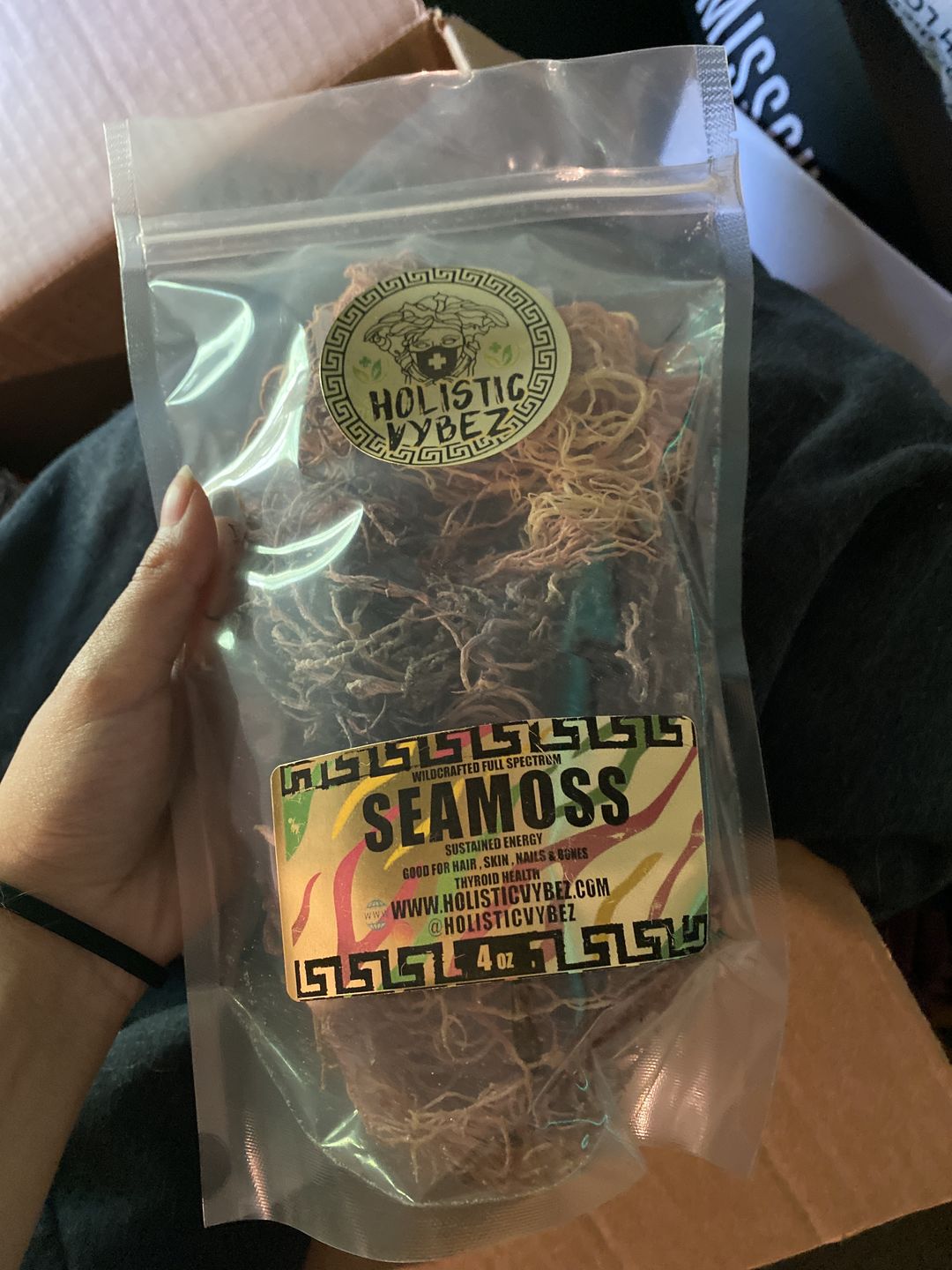 Customer photo review of Raw Full Spectrum Sea Moss