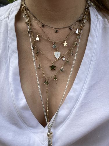 Customer photo review of "I Got This" Merit Shield Badge Necklace