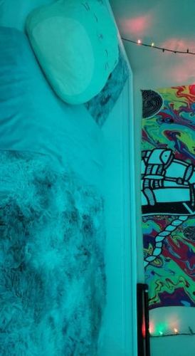 Customer photo review of Pluffy™ Tie-Dyed Bed Set