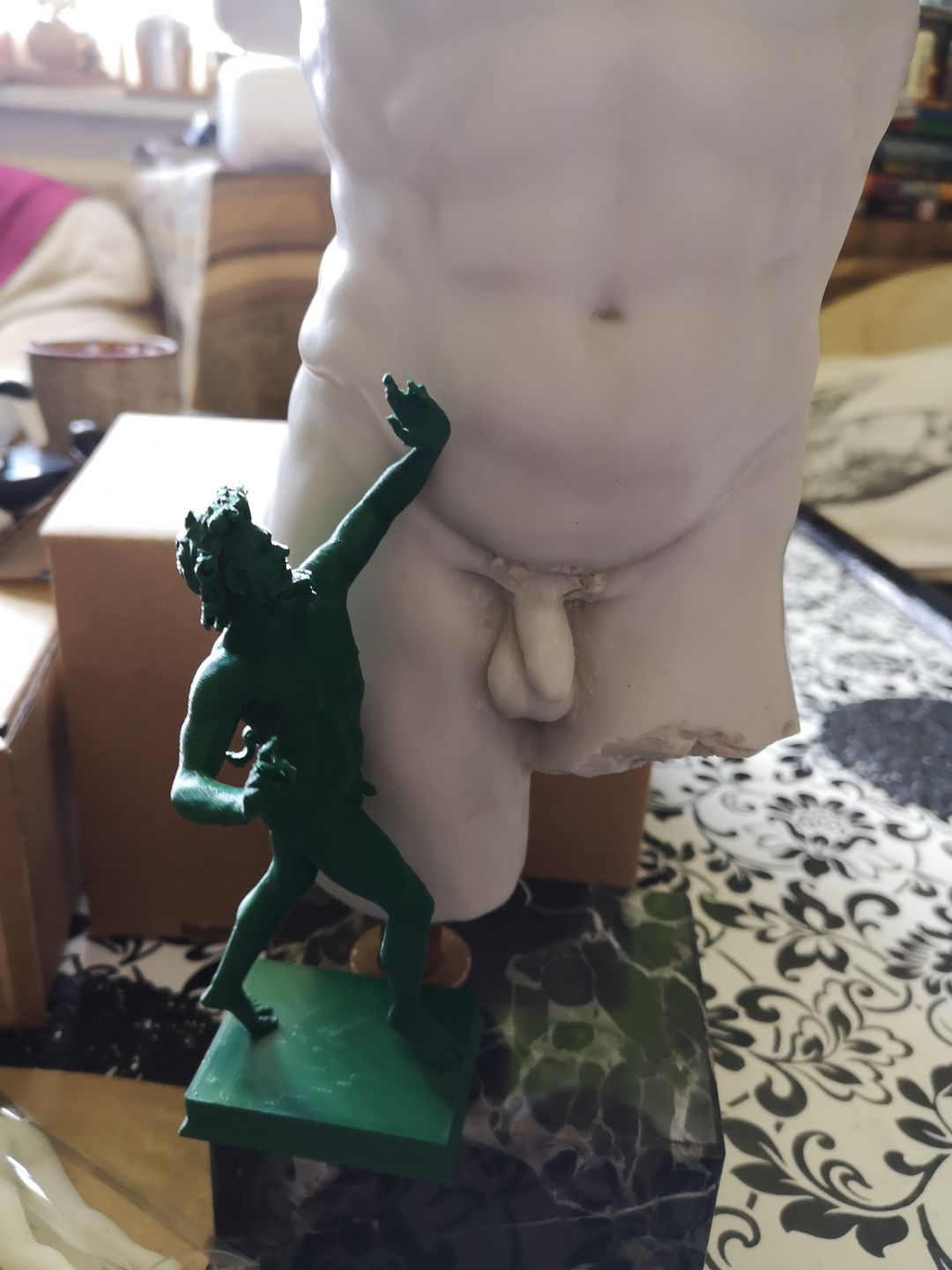 Customer photo review of Perseo Torso Statua in marmo