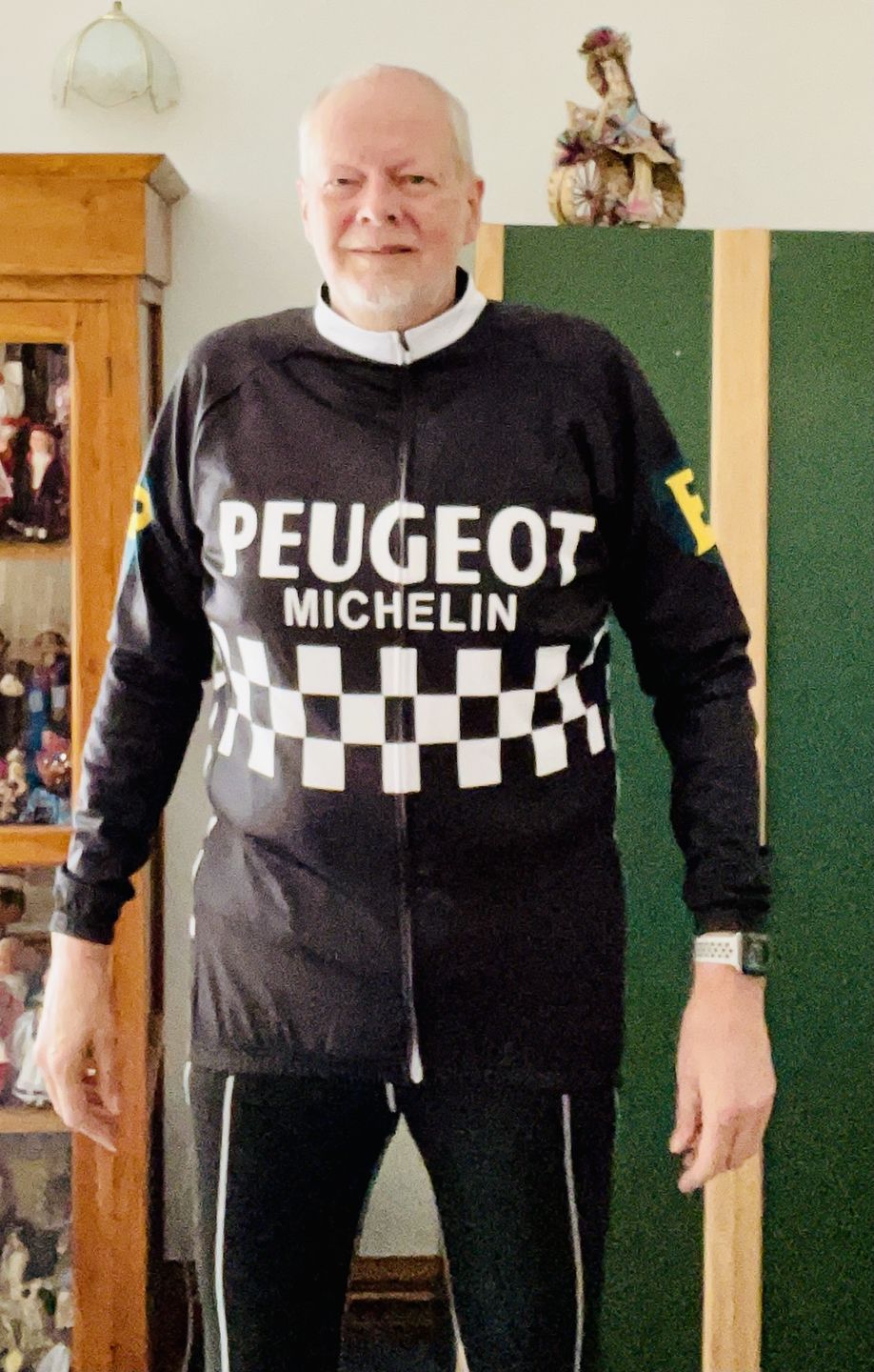 Customer photo review of Retro Peugeot Michelin Long Sleeve Jersey