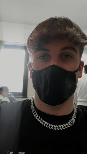 Customer photo review of Collana Ice Cuban - Silver