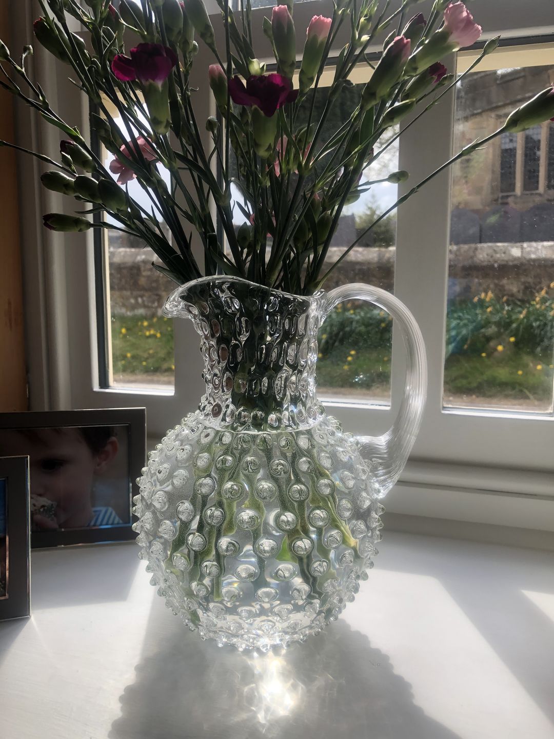 Customer photo review of Crystal Hobnail Jug