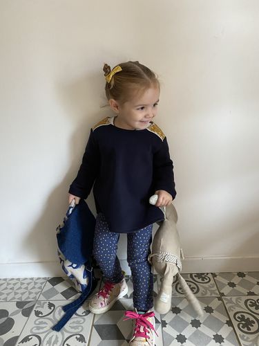 Customer photo review of Barrette Liberty "Capel Moutarde"