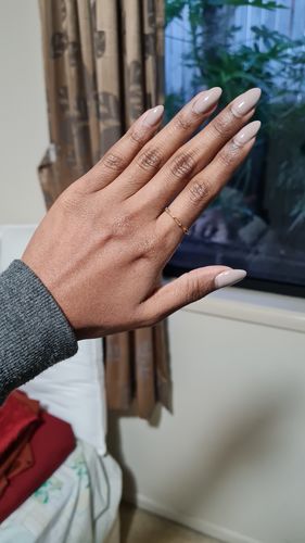 Customer photo review of Rectangle Linked Chain Ring