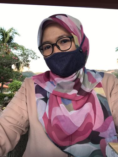 Customer photo review of Face Mask Plain