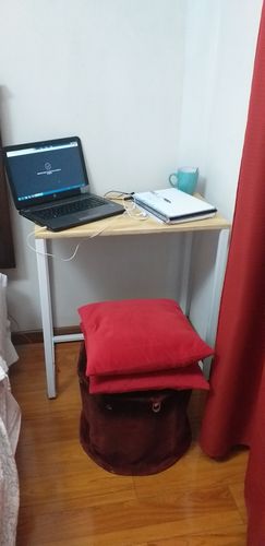 Customer photo review of Escritorio industrial MIMA 70 x 40 Blanco