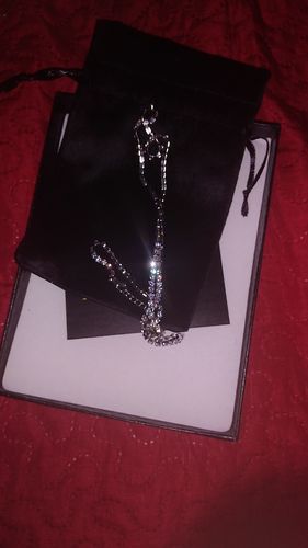 Customer photo review of Collana Ice Tennis - Silver