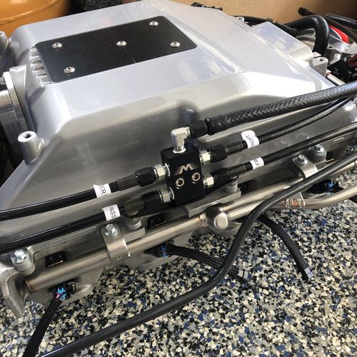 Customer photo review of Motion Raceworks LSA ZL1 CTS-V Supercharger Steam Kit Coolant Crossover