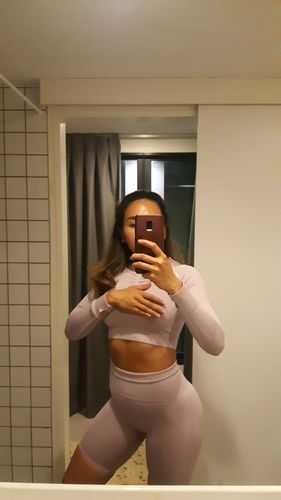 Customer photo review of Excite Seamless Training Top