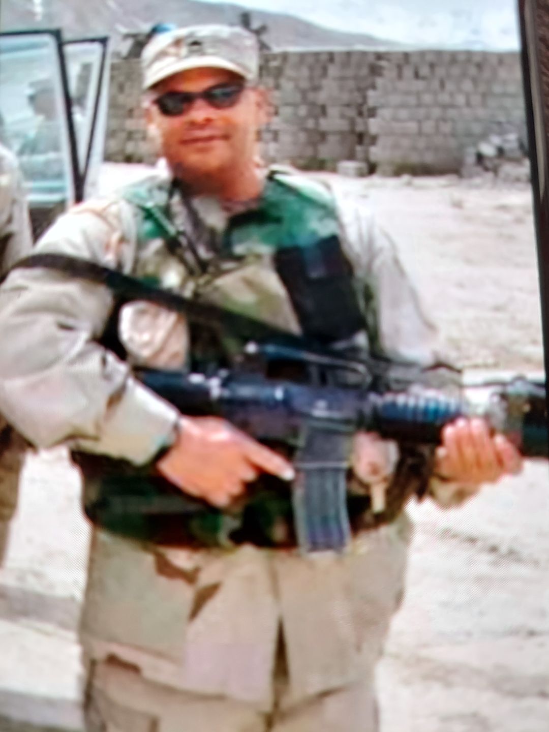 Customer photo review of I Am A Veteran - Eagle 4" Decal