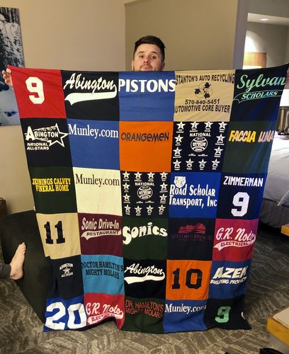 T-shirt quilt by Amy from PA