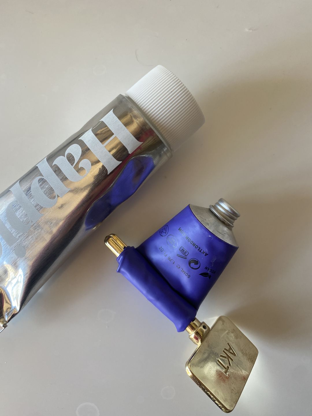 Customer photo review of Happier Toothpaste