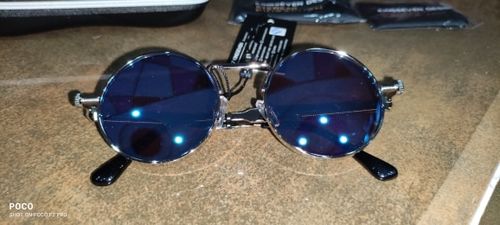 Customer photo review of Brand Design TR90+Walnut Wood Handmade Sunglasses