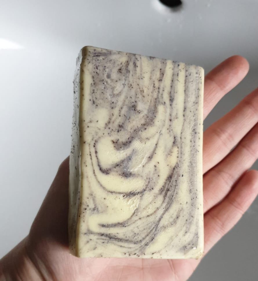 Customer photo review of Sandelholz & Patchouli (Beruhigend & mit sanftem Peeling-Effekt)