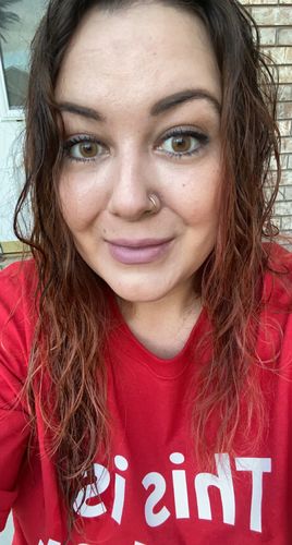 Customer photo review of Unicoeye Ocre Prescription Contact Lenses