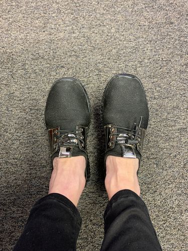 Customer photo review of Astra Sneakers - Instant Foot Pain Relief