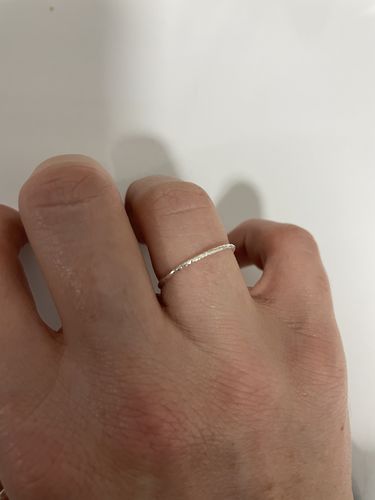 Customer photo review of Sparkle Stacking Ring