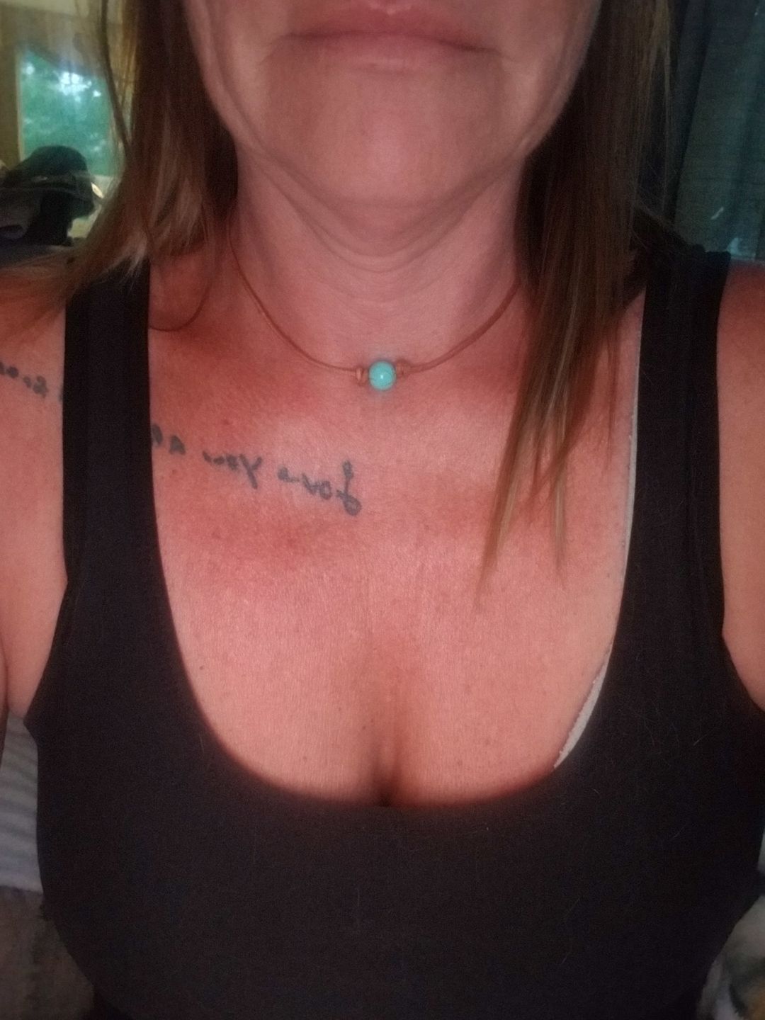 Customer photo review of Precious Turquoise Choker Necklace