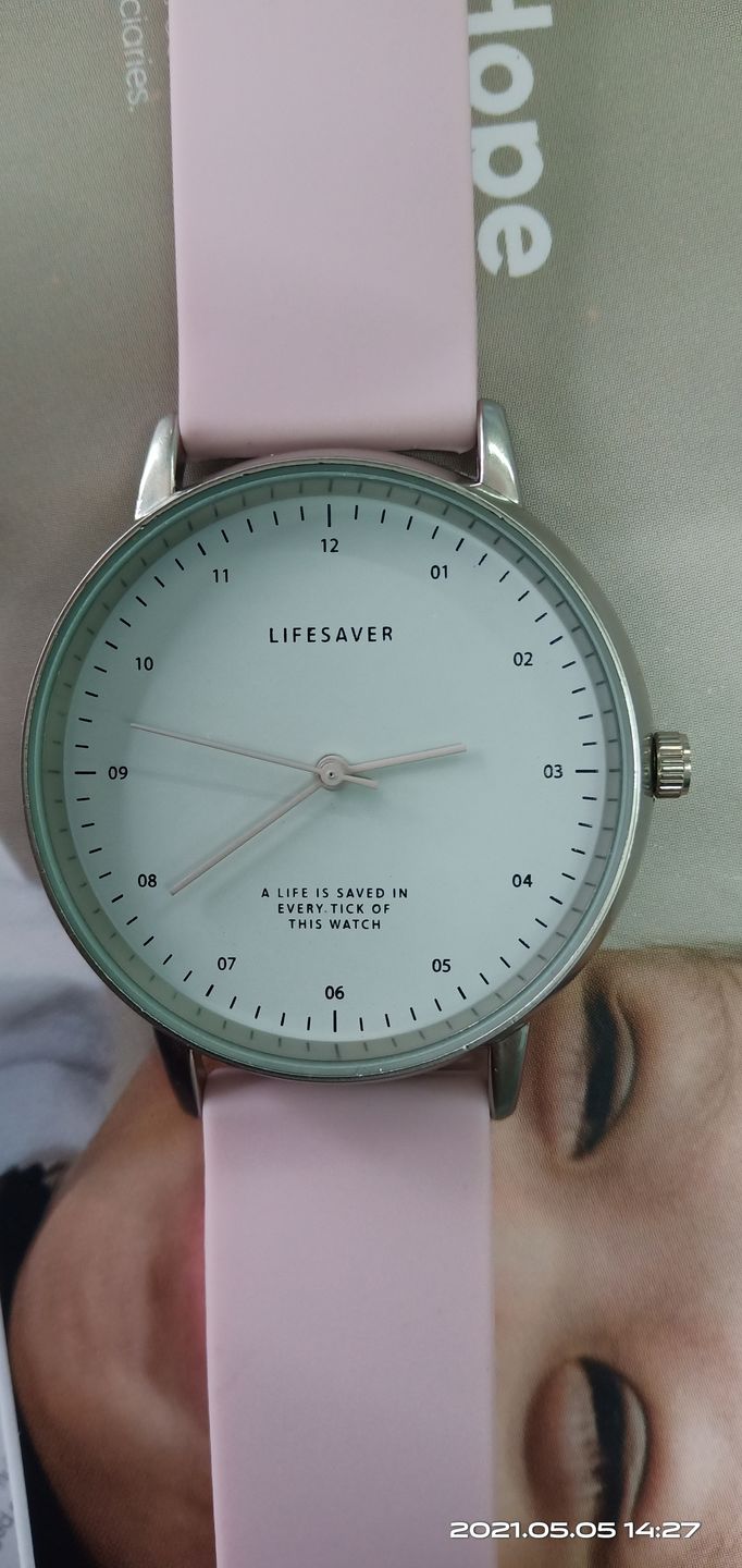 Customer photo review of Life Saver Watch 4.0 – Pink