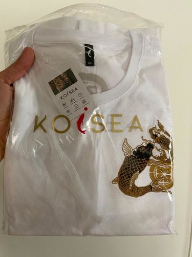 Customer photo review of Double Dragon & Koi Sukajan T-shirt