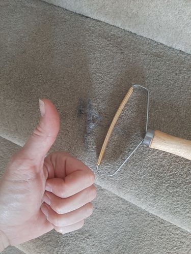 Customer photo review of Lint Swept™ Lint Roller Shaver