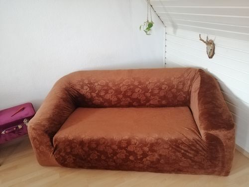 Customer photo review of Braun - Sofabezüge aus Geprägter Samt für klassische und Ecksofas - Das Haus der Überzüge