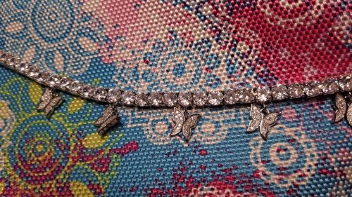 Customer photo review of Tennis Butterfly anklet