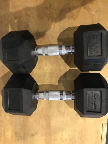 Customer photo review of Hex Head Dumbbell (singles)