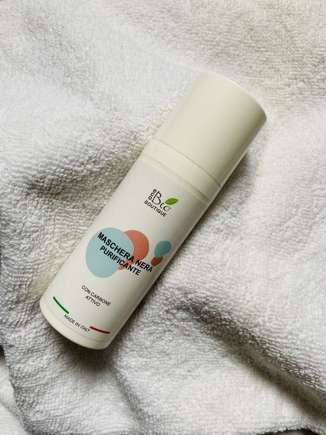 Customer photo review of Maschera Nera Purificante