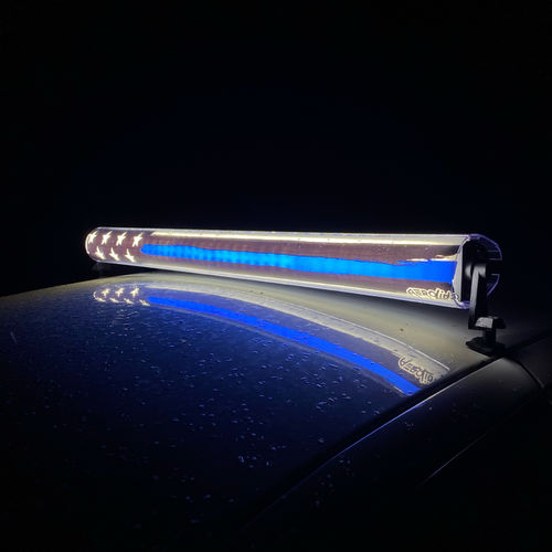 Customer photo review of Thin Blue Line American Flag Insert