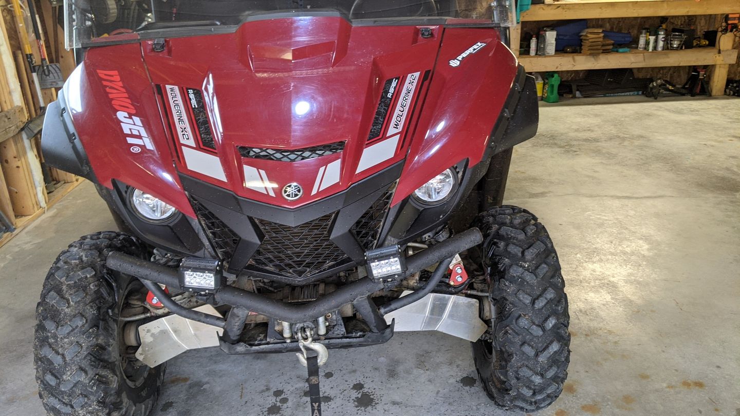 Customer photo review of Yamaha Wheel Spacers - Wolverine 850/1000