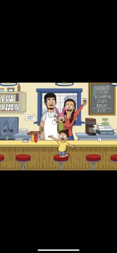Customer photo review of Personalized Bob’s Burgers Custom Portrait