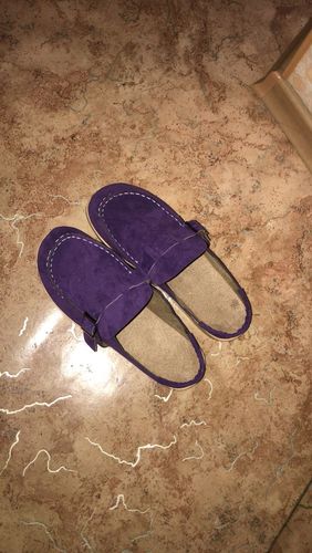Customer photo review of Kafa™ Women Casual Comfy Clogs Suede Leather Slip On Sandals