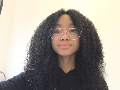 Customer photo review of Curly Hair Moisturizer with Organic Avocado Oil and Organic Jojoba Oil with Lavender Fragrance