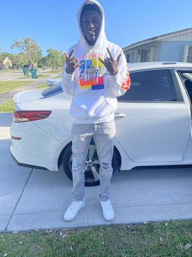 Customer photo review of Self Made Savage Hoodie White (9157H)