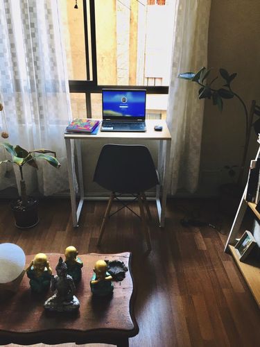 Customer photo review of Escritorio industrial MIMA 70 x 40 Blanco