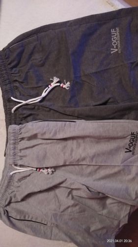 Customer photo review of Summer Shorts Men 2020 Casual Shorts Trunks Fitness Workout Beach Shorts