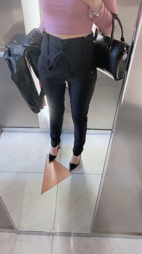 Customer photo review of Pantalone vita alta
