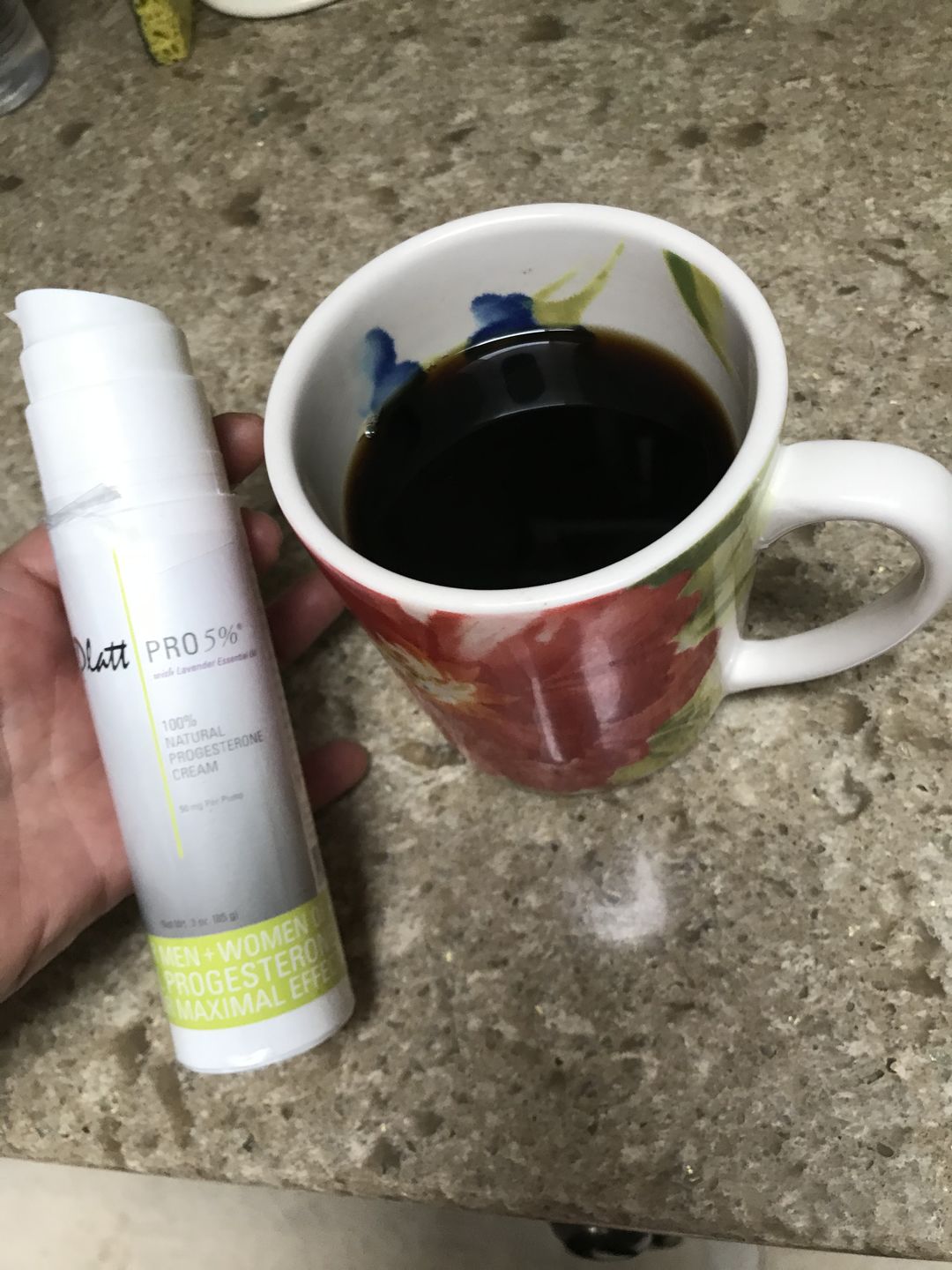 Customer photo review of Platt Pro 5% Progesterone Cream with Lavender Essential Oil (Bioidentical)