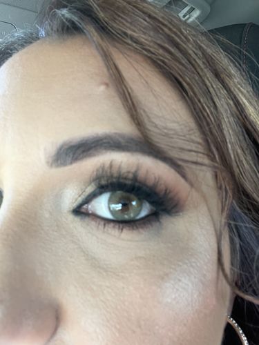 Customer photo review of SL29 Green Contact Lenses(12 months wear)