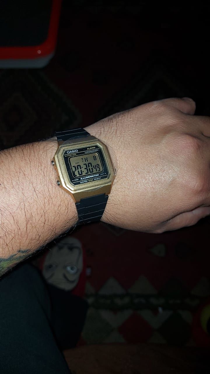 Customer photo review of Reloj Casio Vintage A158WEA-9EF Plateado [EXCLUSIVO]