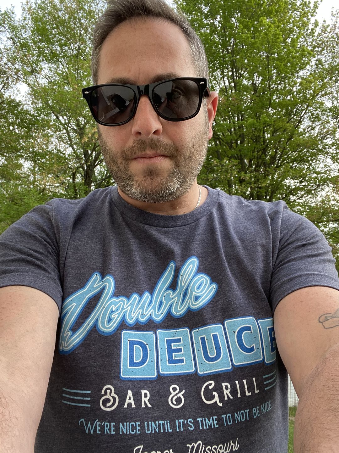 Customer photo review of Double Deuce Men's/Unisex Super Soft Tee